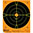 CALDWELL Orange Peel 8" Bullseye Target - 25PK